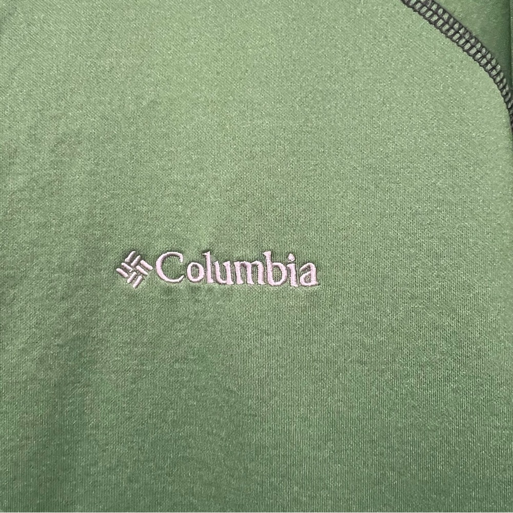 Columbia Hoodie Jacket Omni-Wick Stretch Camp Hiking Green Mens Size Large - Picture 3 of 9